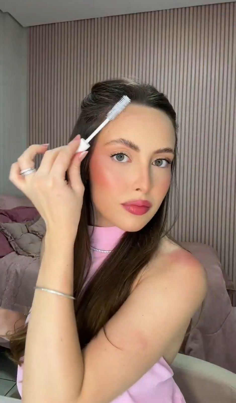 Penteado romântico para um date! 🧡🎀