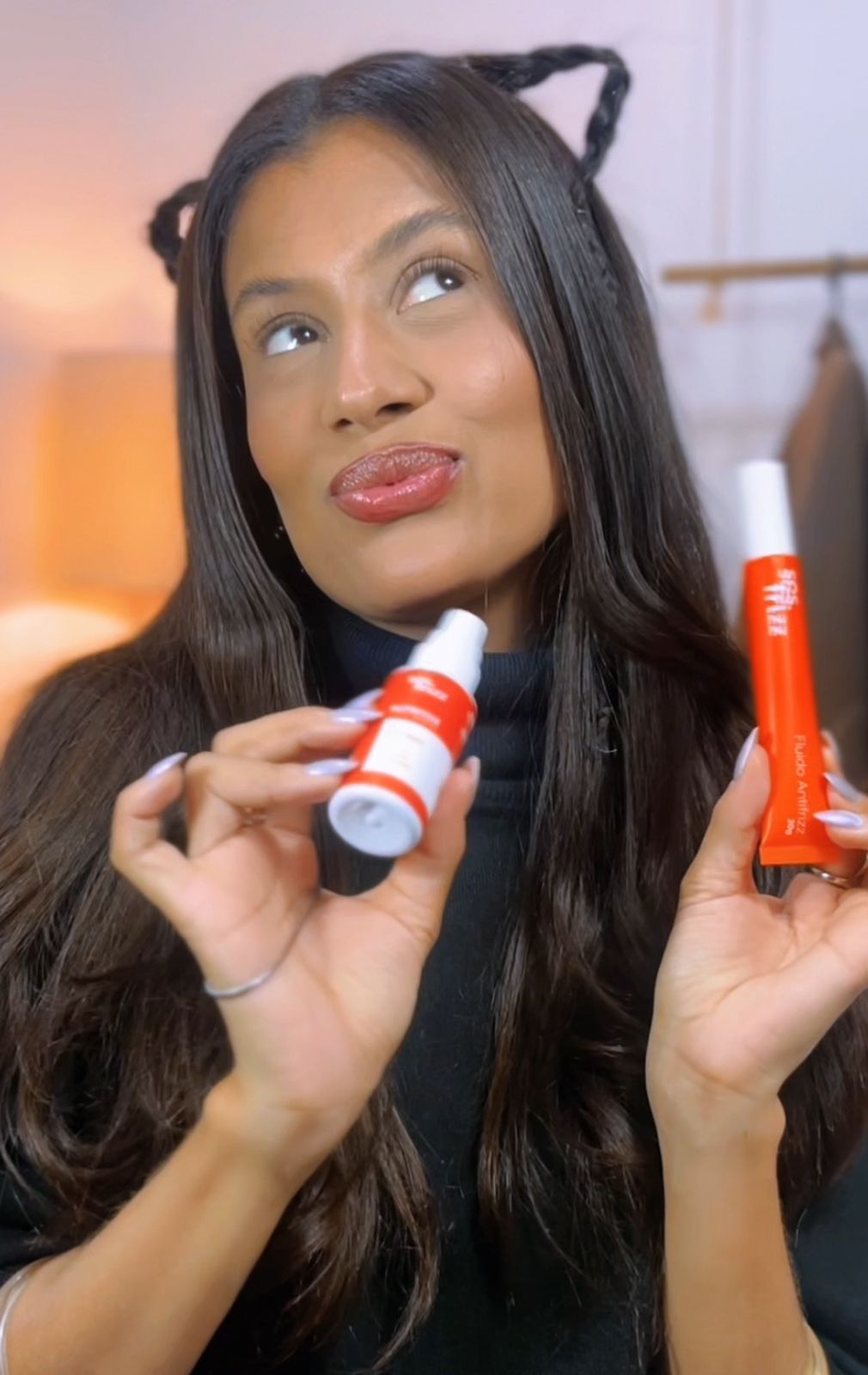 O penteado de Halloween mais fácil do mundo (com zero frizz!)