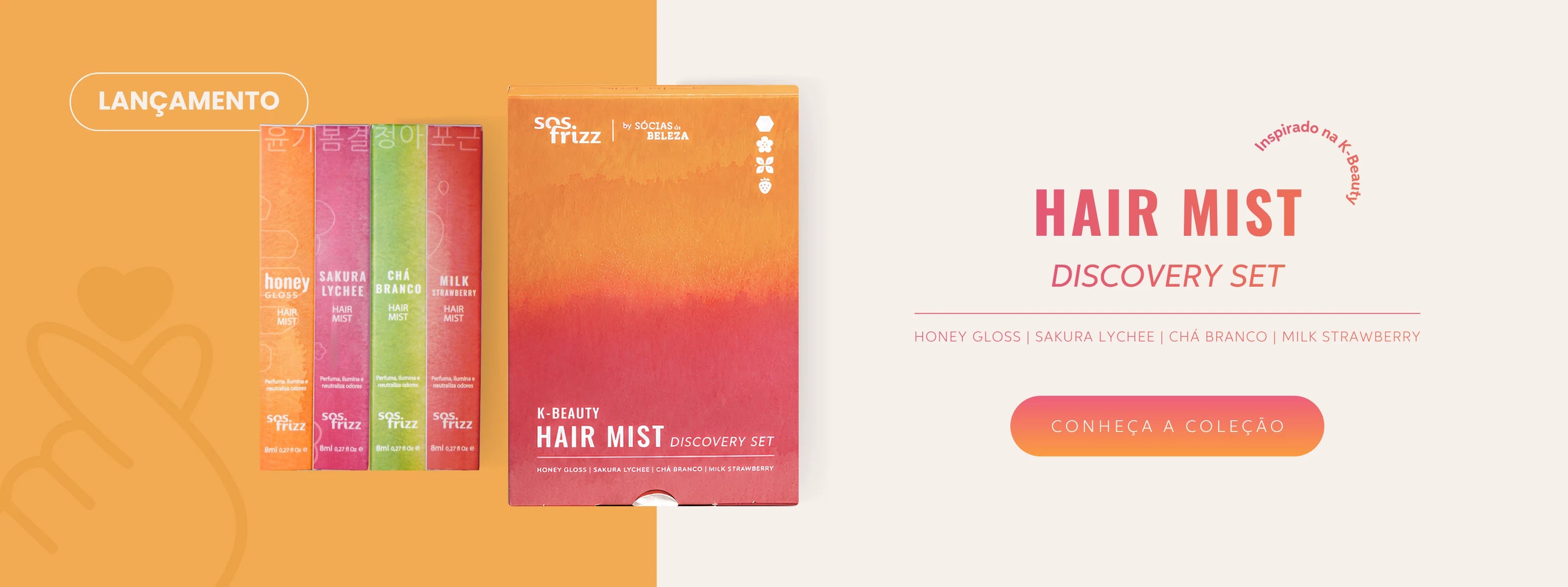 Kit K-Beauty Hair Mist Discovery Set SOS Frizz