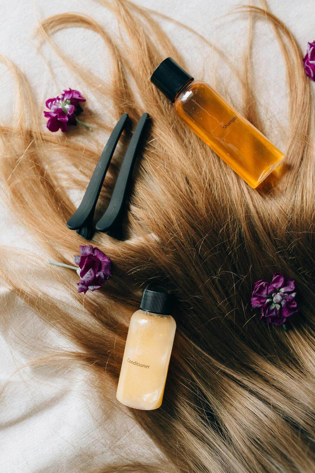Tonalizante para Cabelo: Preto, Loiro, Castanho, Ruivo, Vermelho - Shampoo e Máscara Tonalizante - Sos Frizz