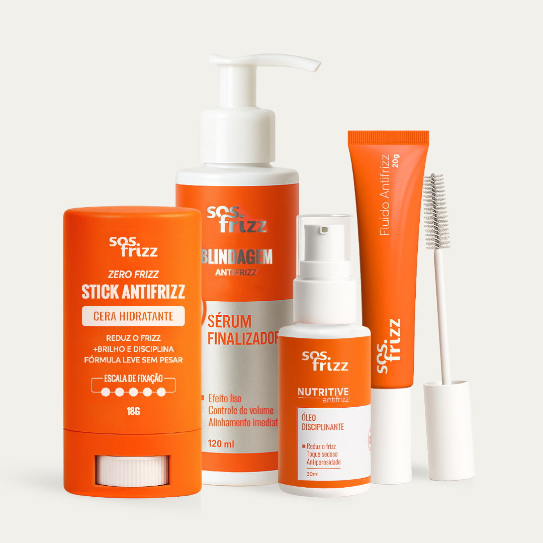 ESQUADRÃO ANTIFRIZZ - Stick + Óleo + Blindagem + Fluido