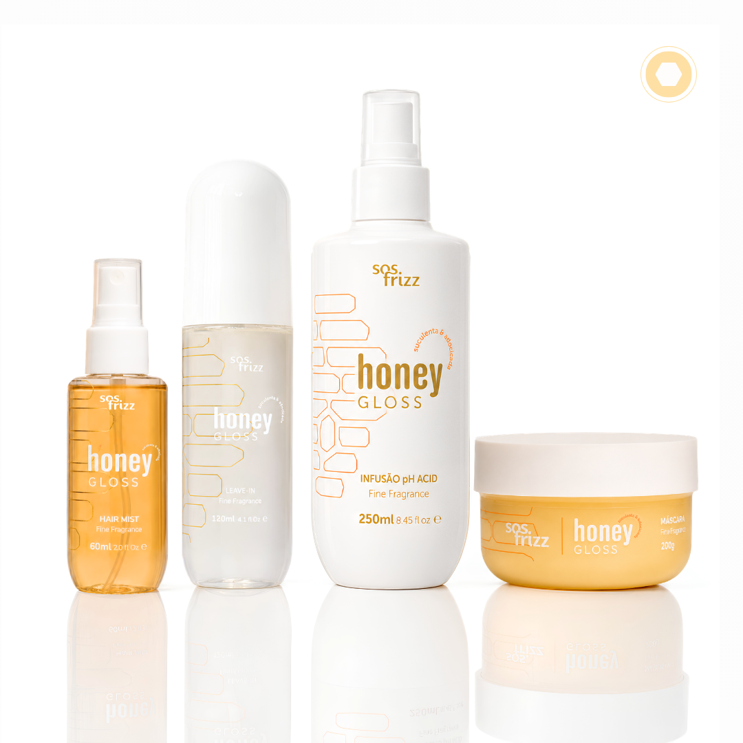 KIT HONEY GLOSS COMPLETO - SOS FRIZZ — foto 3